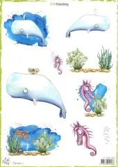 CraftEmotions Decoupage B�gen Ocean 2