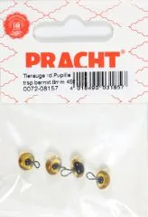 Tieraugen bernstein 8mm