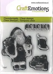 Clearstamps 6x7cm - Weihnachtsmann