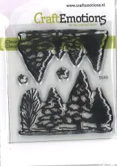Clearstamps 6x7cm - B�ume und Sterne