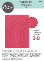 Sizzix 3D Textured Impressions A5 Embossing Folder - Ornate Repeat by Sizzix