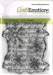 Cleastamps - Text und Schneeflocken