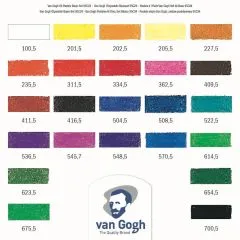 VAN GOGH Basis-Set l-Pastelle mit 24 Farben