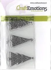 Clearstamps 6x7cm - 3 Weihnachtsb�ume
