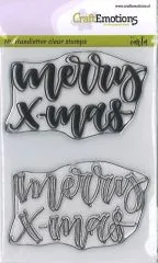 Clearstamps A6 - mery x-mas