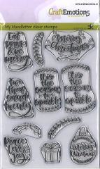 Clearstamps A6 - Handletter Christmas (engl.)