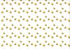 Motiv-Fotokarton Bienen 49,5 x 68cm