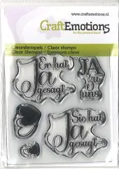 Cleastamps 6x7cm - Er hat ja gesagt