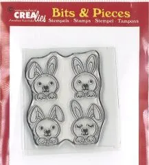 Crealies Clear Stamps Bunnies small