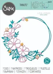Sizzix Thinlits Die Set 7PK- Floral Round