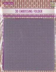 Nellie`s Choice 3d Embossing Folder Stricken oder Hasenohren