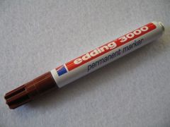 Edding 3000 Permanent Marker ~1,5 - 3 mm braun