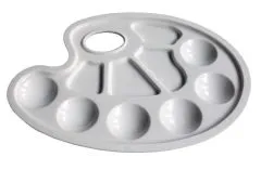 Kunststoff-Mischpalette oval
