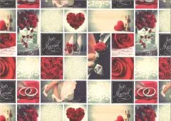 Motiv-Fotokarton 300g/qm 49,5x68cm Hochzeit klassik Motiv 01