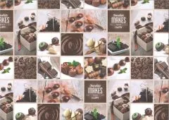 Motiv-Fotokarton 300g/qm 49,5x68cm Pralinen