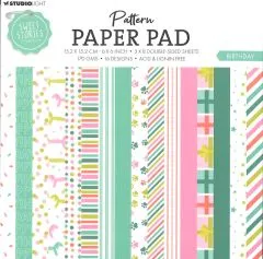 StudioLight Pattern Paper Pad - Birthday Sweet Stories Nr. 180
