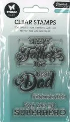 Studio Light Clear Stamp Fathersday