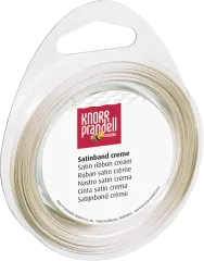 Satinband 3mm creme