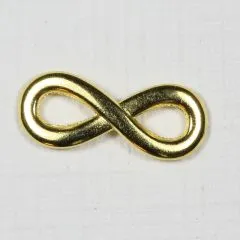Metallzwischenteil Infinity 24K vergoldet