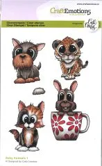 Craft Emotions Clearstamps A6 - Baby Animals 1