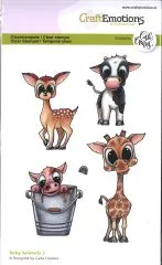 Craft Emotions Clearstamps A6 - Baby Animals 2