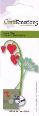 CraftEmotions Stanze - Bleeding Heart & Mist Flower