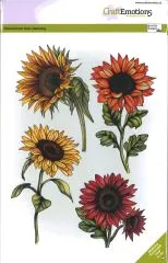 Craft Emotions Clear Stamps A5 - Sonnenblumen