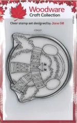 Woodware Clear Stamp Set - Mini Penguin