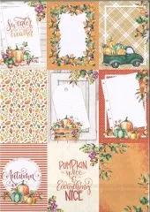 Designpapier Happy Harvest DIN A4 12 Blatt