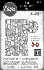 Sizzix 3-D Texture Fades Embossing Folder - Mini Cobblestone by Tim Holtz