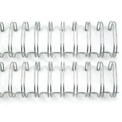 Metallspiralen f�r Cinch-Bindemaschine 2,54cm 28cm 2 St�ck silber