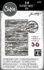 Sizzix 3-D Texture Fades Embossing Folder - Mini Lumber by Tim Holtz