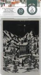 Tonic Studios - 3D Embossing Folder Winter Village