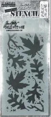 Tim Holtz Layered Stencil 4.125X8.5 - Autumn