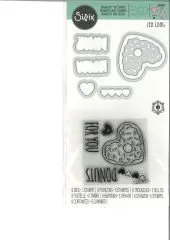 Sizzix Framelits w/stamps - Donuts for you