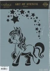 Cadence Schablone Einhorn 21x29cm