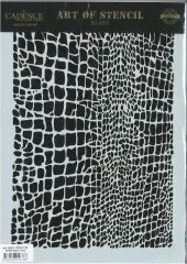 Cadence Schablone Schlangenhaut 21x29cm