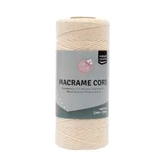 Makramee Garn 2mmx200m Natural