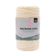Makramee Garn 4mmx100m Natural