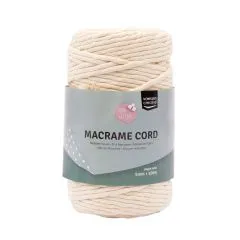 Makramee Garn 5mmx100m Natural