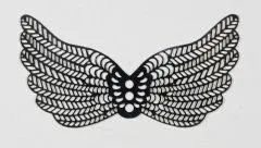 Metallfl�gel silberfb. 65x35mm