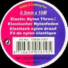 Elastischer Nylonfaden 0,5mm x 10m