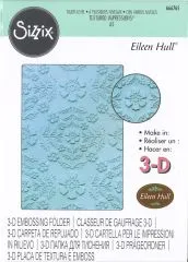 Sizzix Multi-Level Textured Impressions 3-D Embossing Folder A5 - Floral Damask