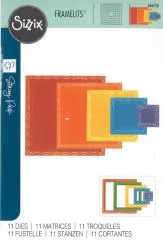 Sizzix Framelits - 11 Dies Yvette Interlaceds Squares