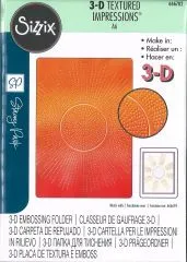 Sizzix 3-D Textured Impressions Embossing Folder - Cosmopolitan, Shine Bright By Stacey Park