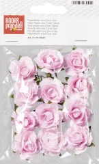 Papierblume rosa 12er