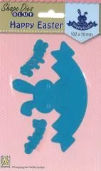 Shape Dies Blue - Happy Easter