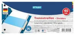 40 Trennstreifen farbig sortiert