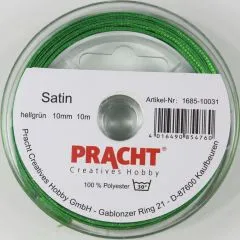 Satinband 10mm hellgr�n