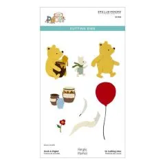 Spellbinders Etched Dies Say Cheese Classic Pooh Collection - Pooh + Piglet